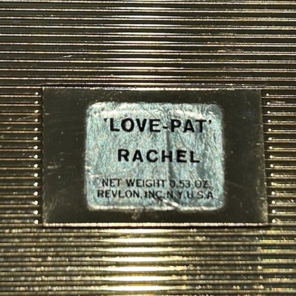 REVLON Love-Pat Rachel Gold Vintage Rectangle Compact - Picture 6 of 7
